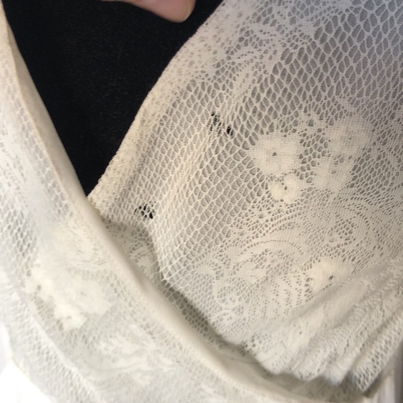 Express Off White Lace Dress - Picture 7 of 9